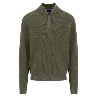 блуза,мъжки,пуловери,fynch,hatton,1512206,half,zip,sweater,green,(dark,khaki)
