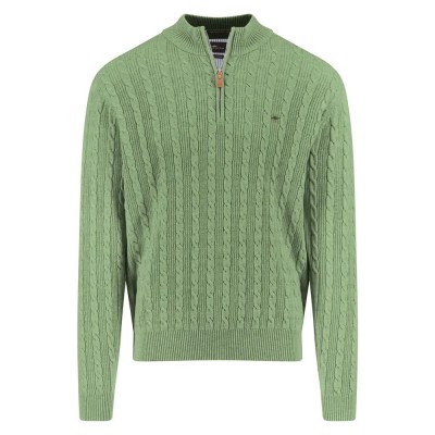 блуза,мъжки,пуловери,дамски,пуловери,fynch,hatton,1512226,half,zip,sweater,green,(avocado)