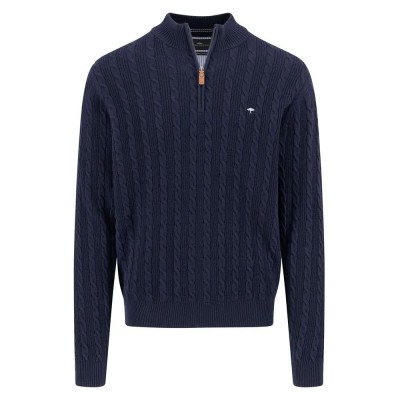 блуза,мъжки,пуловери,fynch,hatton,1512226,half,zip,sweater,blue,(navy)