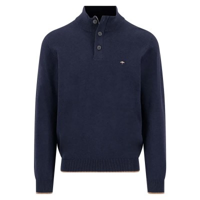 блуза,мъжки,пуловери,дамски,пуловери,fynch,hatton,1602227,half,zip,sweater,blue,(navy)
