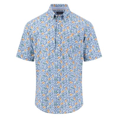 риза,с,къс,ръкав,дамски,ризи,мъжки,ризи,fynch,hatton,16045061,short,sleeve,shirt,blue,(tangerine)