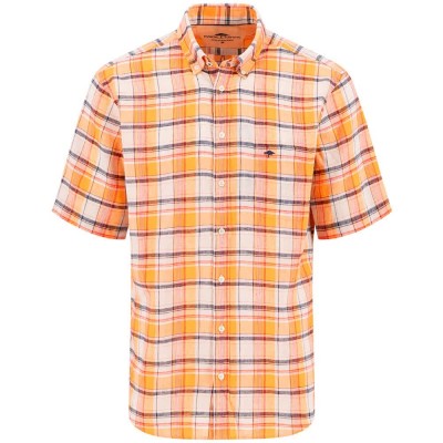 риза,с,къс,ръкав,дамски,ризи,мъжки,ризи,fynch,hatton,16057021,short,sleeve,shirt,orange,(solar)