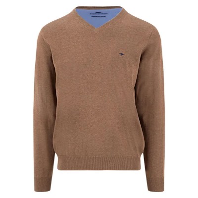 блуза,мъжки,пуловери,дамски,пуловери,fynch,hatton,1613211,v,neck,sweater,brown,(affogato)