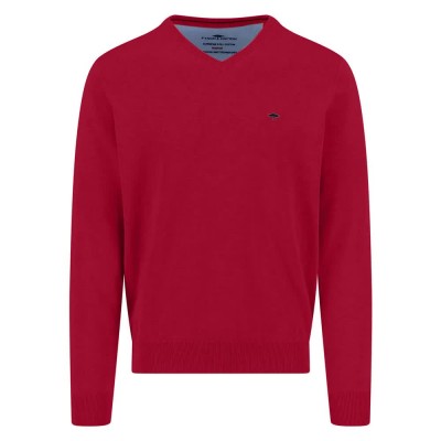 блуза,мъжки,пуловери,fynch,hatton,1613211,v,neck,sweater,red,(cranberry,red)