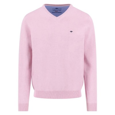 блуза,мъжки,пуловери,fynch,hatton,1613211,v,neck,sweater,pink,(magnolia)
