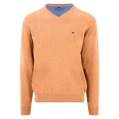 блуза,мъжки,пуловери,дамски,пуловери,fynch,hatton,1613211,v,neck,sweater,orange,(tangerine)