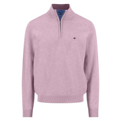 блуза,мъжки,пуловери,fynch,hatton,1613215,half,zip,sweater,pink,(magnolia)