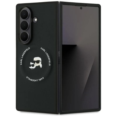 други,аксесоари,karl,lagerfeld,karl&choupette,logo,magsafe,samsung,galaxy,z,fold7,phone,case,black,(black)