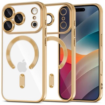 други,аксесоари,tech,protection,magflex,magsafe,apple,iphone,17,pro,max,phone,case,clear,(gold,clear)