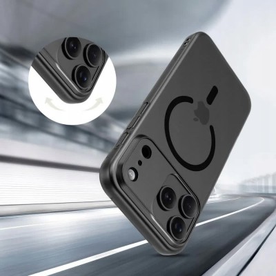 други,аксесоари,tech,protection,magslim,magsafe,apple,iphone,17,pro,max,phone,case,black,(black,matte)