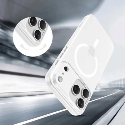 други,аксесоари,tech,protection,magslim,magsafe,apple,iphone,17,pro,phone,case,clear,(white,matte)