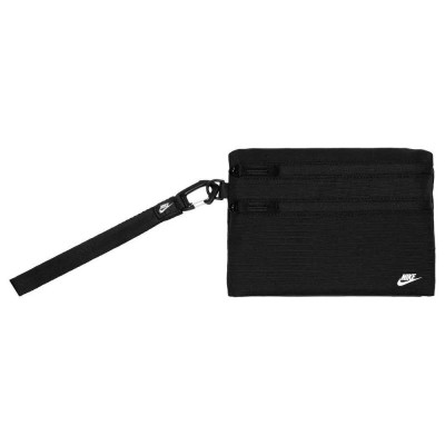 портфейли,и,портмонета,nike,club,clutch,wristlet,coin,purse,black,(black,black,white)