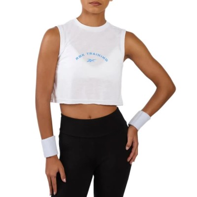 тениска,мъжки,тениски,дамски,тениски,reebok,lux,cropped,graphic,sleeveless,t,shirt,white,(white)