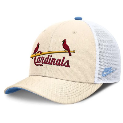 шапка,всички,шапки,nike,mlb,dri,fit,rise,structured,st,louis,cardinals,trucker,cap,beige,(natural,valor,blue,white)