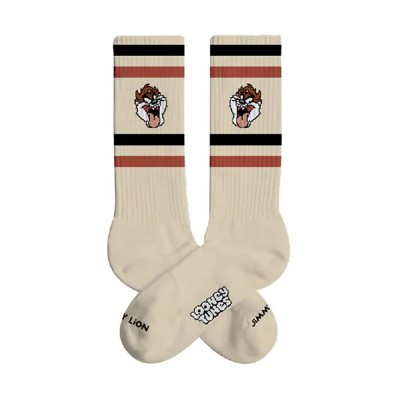 чорапи,мъжки,чорапи,дамски,чорапи,jimmy,lion,looney,tunes,taz,long,socks,beige,(beige)