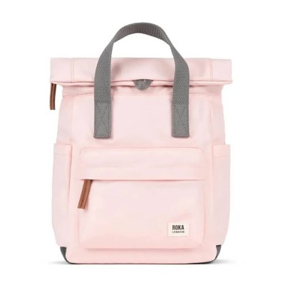 раница,раници,roka,london,canfield,b,recycled,nylon,backpack,pink,(english,rose)