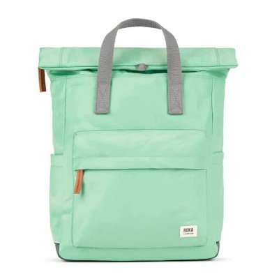 раница,раници,roka,london,canfield,b,recycled,nylon,backpack,green,(matcha)