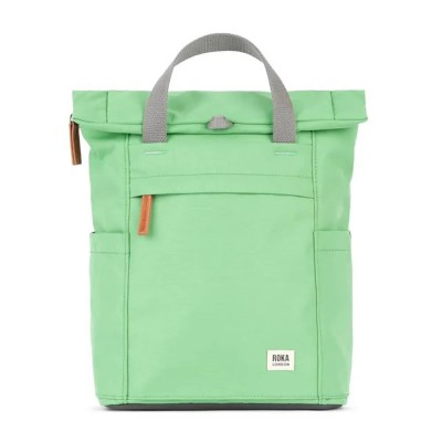 раница,раници,roka,london,finchley,a,recycled,canvas,backpack,green,(peppermint)