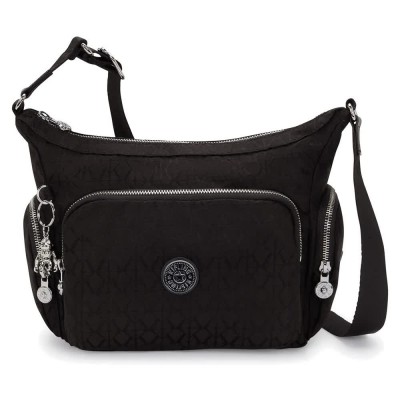 чанта,всички,чанти,kipling,gabb,s,7l,bag,noir,sign,jacquard