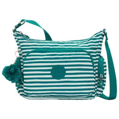 чанта,всички,чанти,kipling,gabb,s,7l,bag,green,(parasol,stripes)