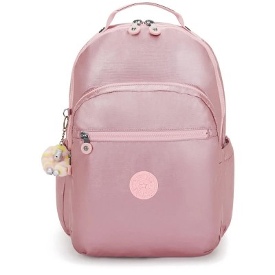 раница,раници,kipling,seoul,lap,27l,woman,backpack,pink,(bronze,pink,metallic)
