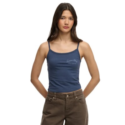 тениска,мъжки,тениски,дамски,тениски,superdry,athletic,esential,graphic,cami,sleeveless,t,shirt,blue,(lauren,navy)