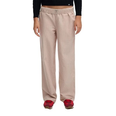 панталони,мъжки,панталони,дамски,панталони,superdry,cotton,stripe,elastic,pants,beige,(bordeaux,red,stripe)