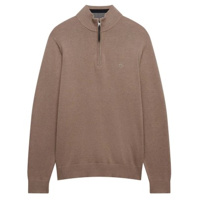 блуза,мъжки,пуловери,дамски,пуловери,superdry,essentials,half,zip,sweater,brown,(husk,brown,marl)