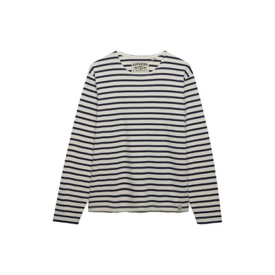 тениска,мъжки,тениски,дамски,тениски,superdry,merchant,stripe,long,sleeve,t,shirt,white,(off,white,stripe)