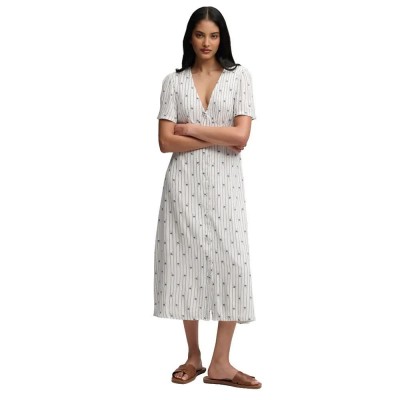 рокля,дамски,поли,и,рокли,superdry,print,button,tea,short,sleeve,midi,dress,white,(carnation,cream,ditsy,stripe)