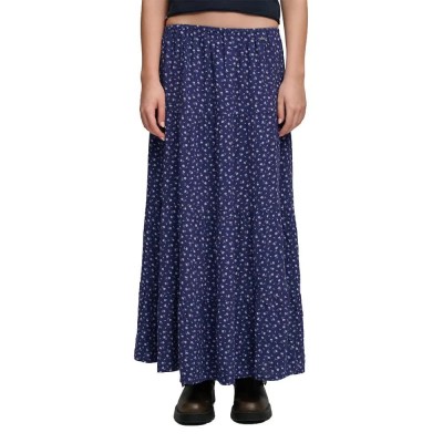пола,дамски,поли,и,рокли,superdry,woven,tiered,maxi,long,skirt,blue,(mariner,navy,ditsy,floral)