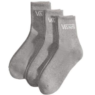 чорапи,мъжки,чорапи,дамски,чорапи,vans,classic,half,crew,socks,3,pairs,grey,(heather,grey)
