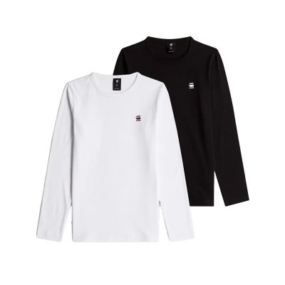 тениска,мъжки,тениски,дамски,тениски,g,star,d25872,01,long,sleeve,t,shirt,white,black,(dark,black)