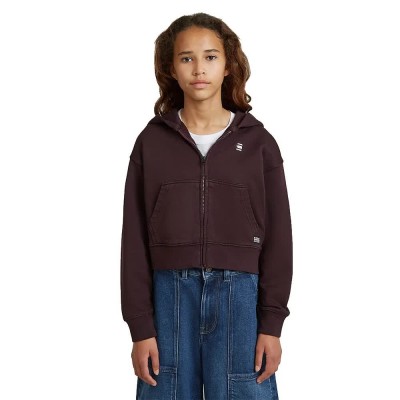 блуза,детски,блузи,g,star,d29223,01,full,zip,sweatshirt,brown,(chocolat,plum)