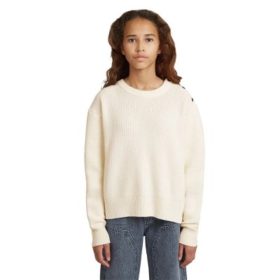 блуза,мъжки,пуловери,дамски,пуловери,g,star,fisherman,cropped,sweater,beige,(milk)