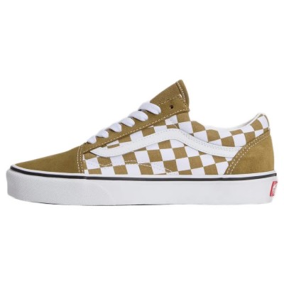маратонки,мъжки,маратонки,дамски,маратонки,vans,old,skool,trainers,brown,(checkerboard,olive,brown,true,white)