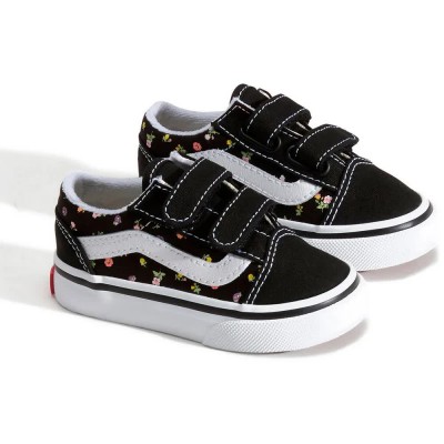 маратонки,мъжки,маратонки,дамски,маратонки,vans,old,skool,v,trainers,black,(ditsy,floral,black,sunset,blush)
