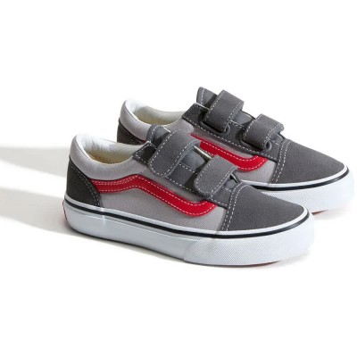 маратонки,мъжки,маратонки,дамски,маратонки,vans,old,skool,v,trainers,grey,(pewter,racing,red)