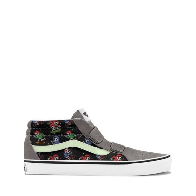 маратонки,мъжки,маратонки,дамски,маратонки,vans,sk8,mid,reissue,v,trainers,black,(glow,bones,pewter,black)