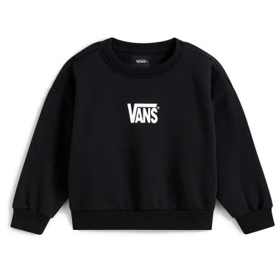блуза,детски,блузи,vans,stretch,logo,crew,sweatshirt,black,(black,white,1)