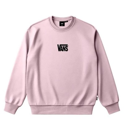 блуза,детски,блузи,vans,stretch,logo,crew,sweatshirt,pink,(pale,petal)