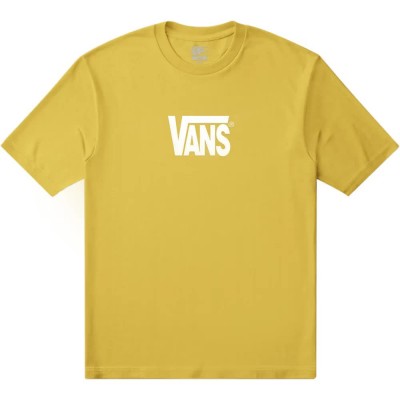 тениска,мъжки,тениски,дамски,тениски,vans,stretch,logo,short,sleeve,t,shirt,yellow,(dusty,gold)