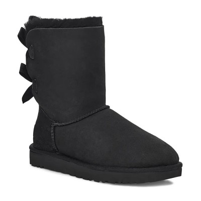 обувки,дамски,боти,ugg,bailey,bow,ii,boots,refurbished,black,(black)