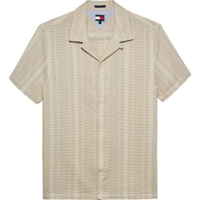 дънки,мъжки,ризи,tommy,jeans,dm0dm21689,shirt,beige,(silt,stripes)
