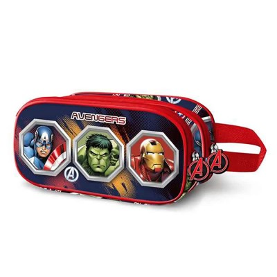 ученически,принадлежности,karactermania,avengers,doble,3d,assemble,10x22x8,cm,pencil,case,red,(multicolor)