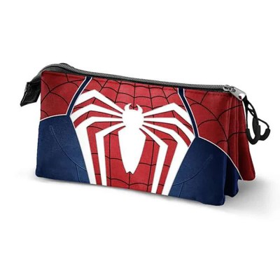 ученически,принадлежности,karactermania,spiderman,triple,waist,11x23x8,cm,pencil,case,red,(multicolor)