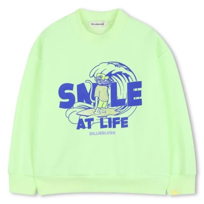 блуза,детски,блузи,billieblush,u21690,sweatshirt,green,(green,lemon)