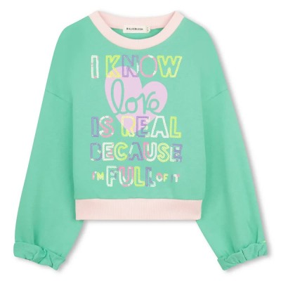 блуза,детски,блузи,billieblush,u21918,sweatshirt,green,(green,discord)
