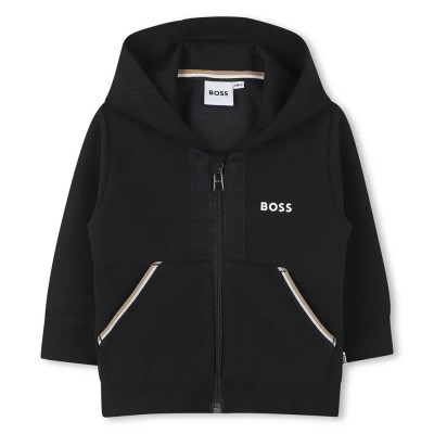 блуза,детски,блузи,boss,j52849,full,zip,sweatshirt,black,(black)