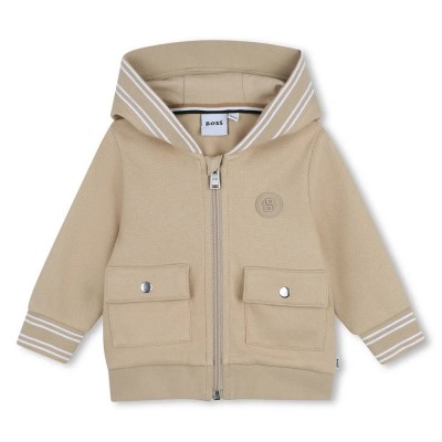 блуза,детски,блузи,boss,j52869,full,zip,sweatshirt,beige,(beige)